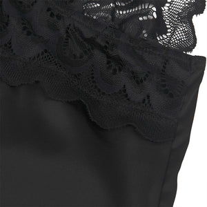 Subblime – Babydoll avec poitrine imprimé fleuri noir