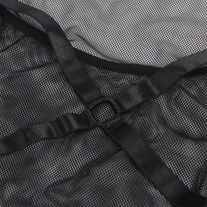 Subllime – Robe transparente col dos noir