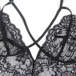 Subblime – Costume de police corps en dentelle noir