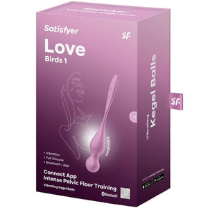 Satisfyer – Balles vibrantes de kegel love birds rose