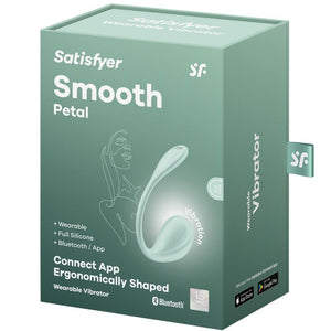 Satisfyer – Application gratuite stimulateur de point g pétale lisse vert d'eau