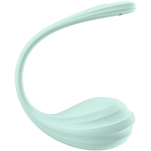 Satisfyer – Application gratuite stimulateur de point g pétale lisse vert d'eau