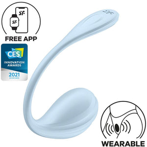 Satisfyer – Application gratuite stimulateur de point g pétale lisse bleu ciel