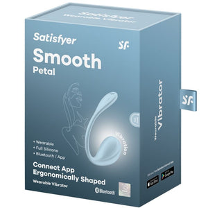 Satisfyer – Application gratuite stimulateur de point g pétale lisse bleu ciel