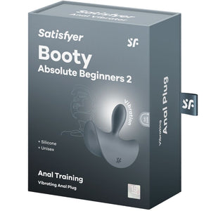 Satisfyer – Booty absolute beginners 2 vibrateur anal plug unisexe noir