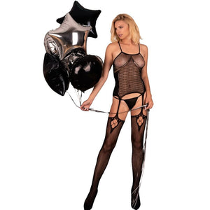 Livco Corsetti Fashion – Bodystocking amrin noir taille unique