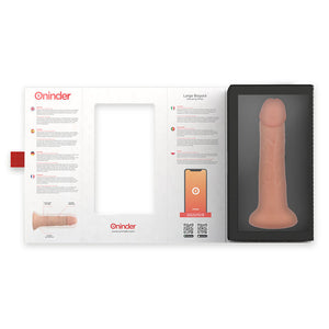 Oninder – Grand gode vibrateur bogotá 9 vitesses naturel 22 cm -o- 4,5 cm - application gratuite