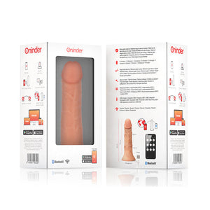 Oninder – Gode vibrateur bogotá moyen 9 vitesses naturel 20 cm -o- 4.2 cm - application gratuite