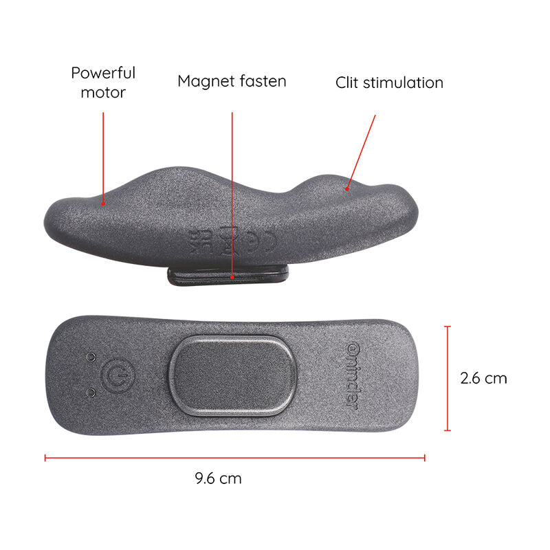 Oninder – Vibrateur rechargeable manila culotte 9 vitesses 9,6 cm X 2,6 cm application gratuite