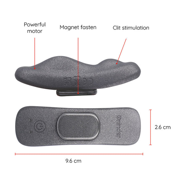 Oninder – Vibrateur rechargeable manila culotte 9 vitesses 9,6 cm X 2,6 cm application gratuite