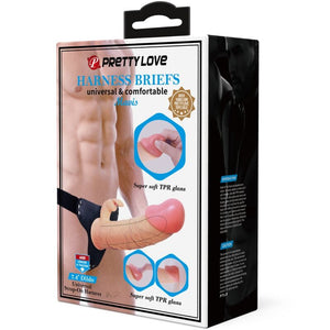 Pretty Love – Mavis harnais culotte universelle avec gode 19 cm naturel