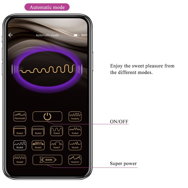 PRETTY LOVE - ETHAN RECHARGEABLE VIBRADOR LILA