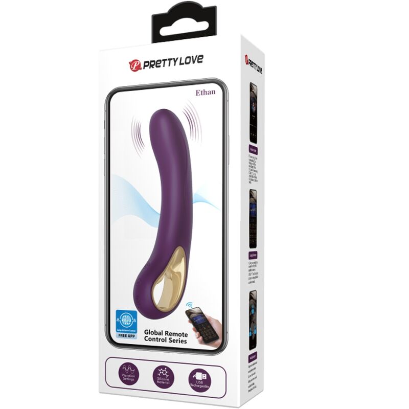 PRETTY LOVE - ETHAN RECHARGEABLE VIBRADOR LILA