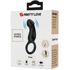 Pretty Love – Anneau anal et vibrateur warren noir