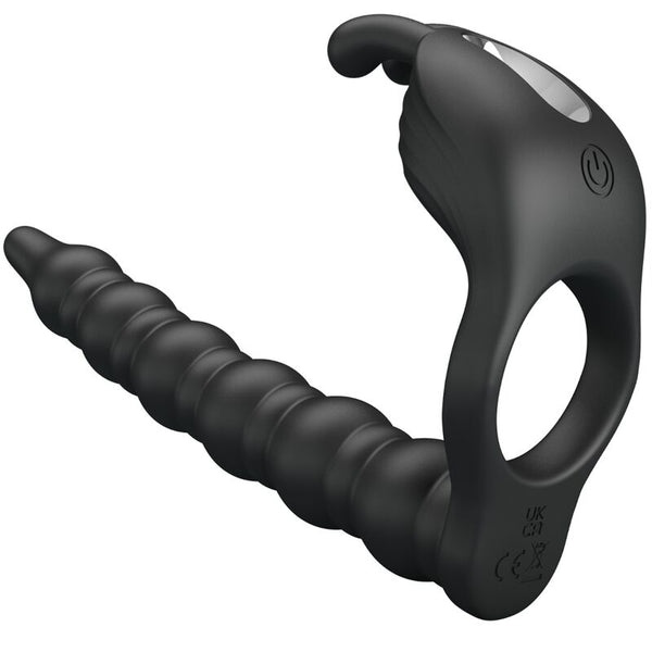 Pretty Love – Blackney anneaux pénis avec plug vibrateur