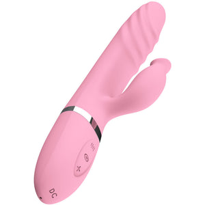 Armony – Vibrateur & poussée avec langue effet chaleur rose