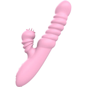 Armony – Vibrateur multifonction avec langue stimulante effet chaleur rose