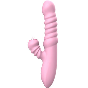 Armony – Vibrateur multifonction avec langue stimulante effet chaleur rose