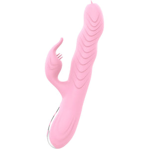 Armony – Vibrateur marcia & poussée double langue effet chaleur rose
