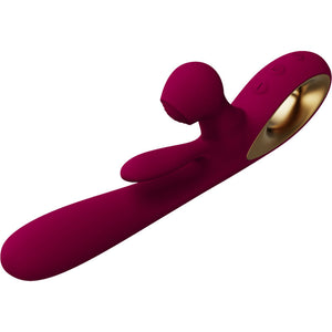 Armony – Vibrateur impact swing & double stimulateur modèle 1 bordeaux
