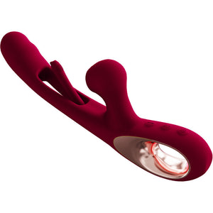 Armony – Vibrateur impact swing & double stimulateur modèle 2 bordeaux