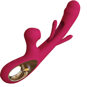 Armony – Vibrateur impact swing & double stimulateur modèle 2 bordeaux