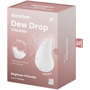 Satisfyer – Vibrateur dew drop lay-on bleu