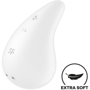 Satisfyer – Vibrateur dew drop lay-on bleu