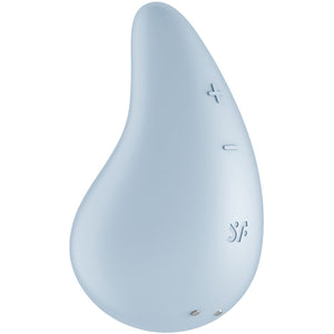 Satisfyer – Vibrateur dew drop lay-on bleu