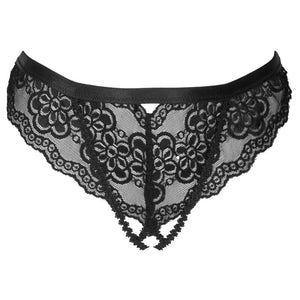 Livco Corsetti Fashion – Culotte oksurin sans crotchless noir
