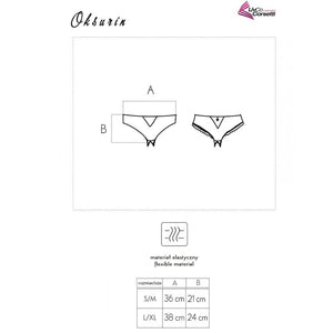Livco Corsetti Fashion – Culotte oksurin sans crotchless noir