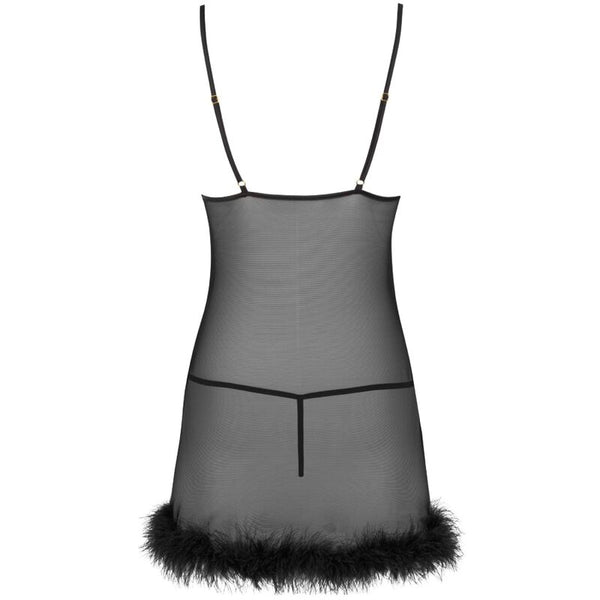 Livco Corsetti Fashion – Ensemble zerunam babydoll + string noir