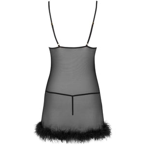 Livco Corsetti Fashion – Ensemble zerunam babydoll + string noir