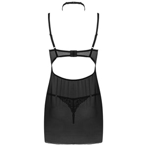 Livco Corsetti Fashion – Ensemble binella babydoll + thong noir