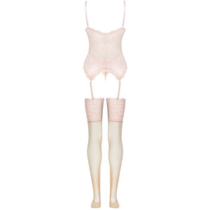 Livco Corsetti Fashion – Ensemble persinne pêche corset + culotte + bas