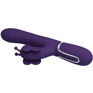 Pretty Love – Vibrateur multifonction lapin 4 en 1 papillon violet