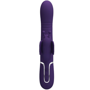 Pretty Love – Vibrateur multifonction lapin 4 en 1 papillon violet