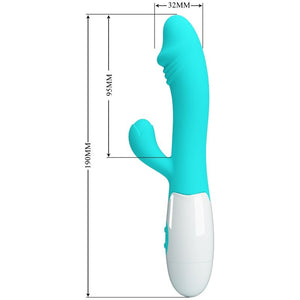 Pretty Love – Vibrateur snappy g-spot vert aqua