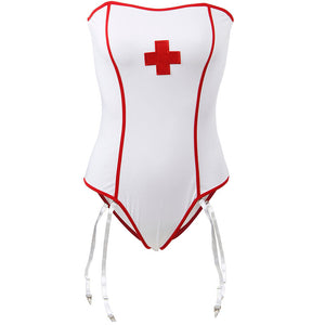 Subblime – Costume dinfirmière sexy avec teddy