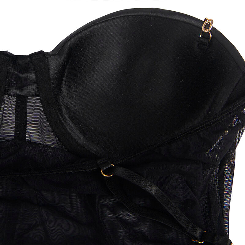 SUBBLIME - BODY NOIR  BRETELLES CHAÎNE L/XL