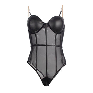 Subblime – Body noir bretelles chaîne