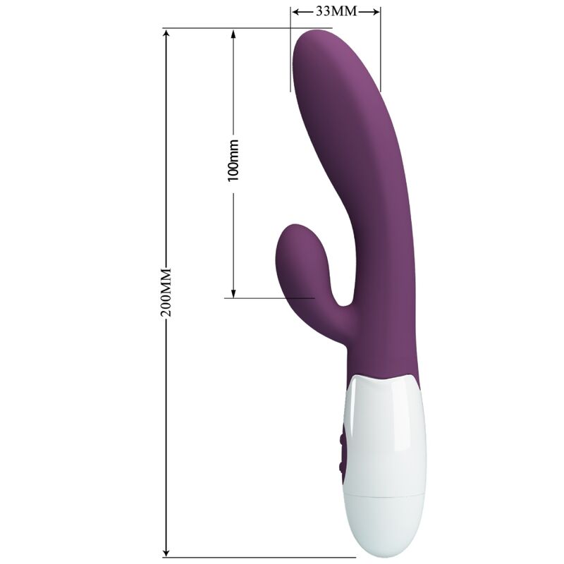 PRETTY LOVE - ALVIS VIBRADOR RABBIT &amp; PUNTO G MORADO