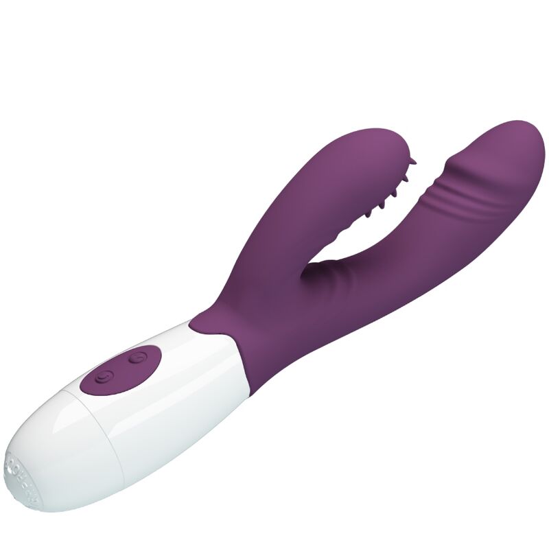 PRETTY LOVE - ANDRE VIBRADOR RABBIT &amp; ESTIMULADOR PUNTO G MORADO