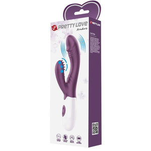 Pretty Love – Andre vibrateur rabbit & stimulateur de point g violet