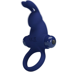 Pretty Love – Jiro bague lapin avec vibration bleu
