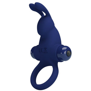 Pretty Love – Jiro bague lapin avec vibration bleu