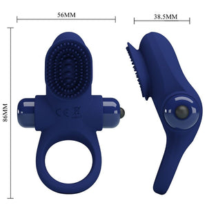 Pretty Love – Palle anneau vibrant bleu