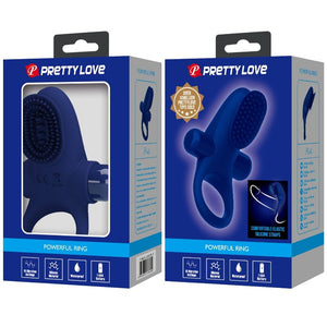 Pretty Love – Palle anneau vibrant bleu