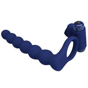 Pretty Love – Ajmal anneau vibrant avec plug bleu