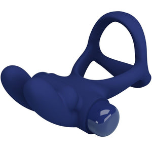 Pretty Love – Francisco double anneau vibrant lapin bleu